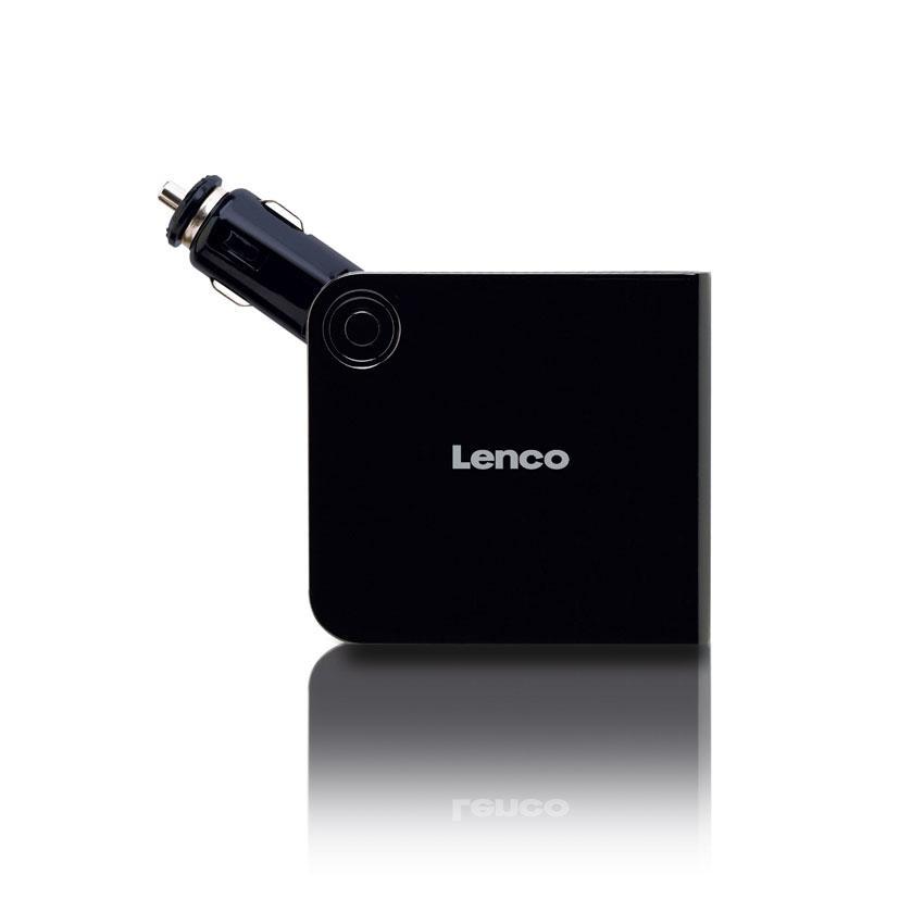 Lenco PB-5200 Portable powerbank 5200 mAh with 12V carcharger